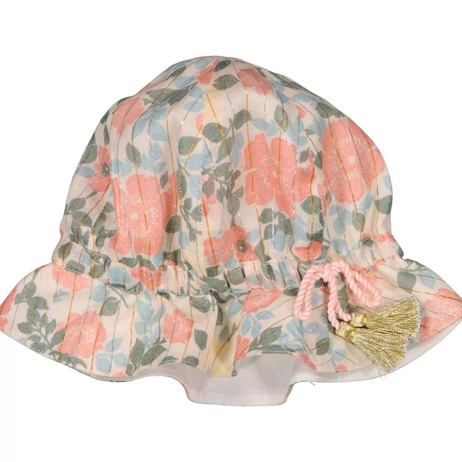 Best LOUIS LOUISE Hat Colette Stripe Lurex Vintage Flower